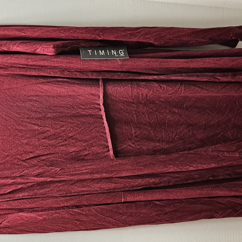 Timing Burgundy Cover Up